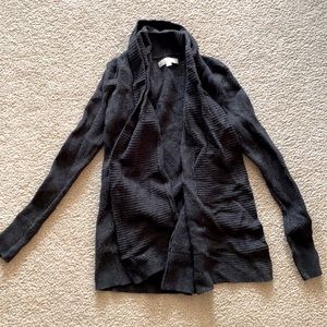 Gray/black cardigan